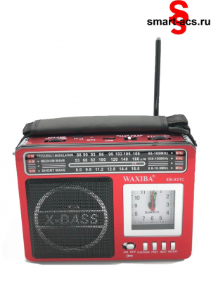 Портативное радио WAXIBA XB-531C(красный)